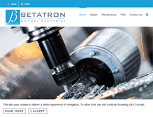 Tablet Screenshot of betatronitalia.com